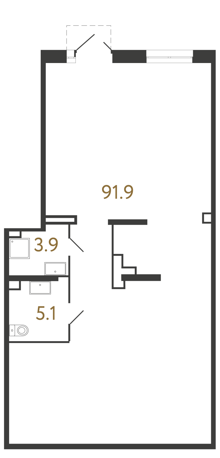 Помещение №597 - 100.9 м²